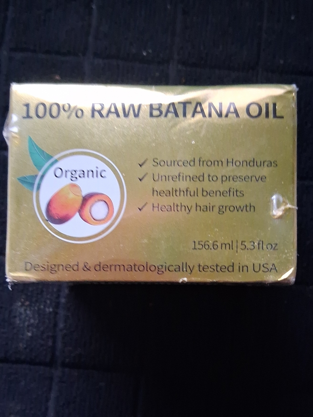 100% Raw Batana Oil Organic Body & Hair Oil - Gold